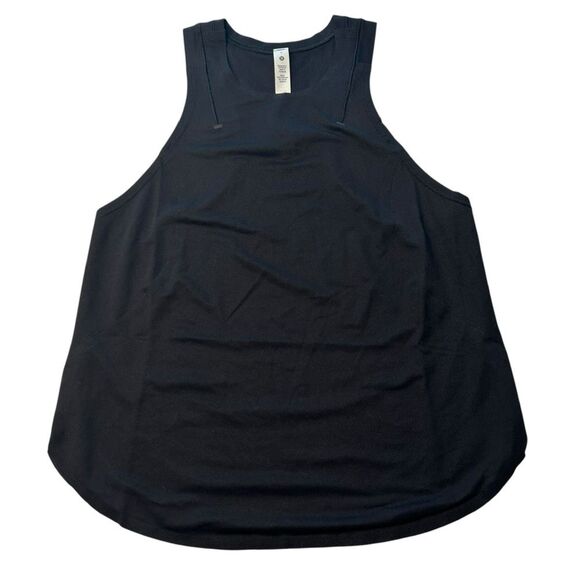 Lululemon Size 2 Lightweight Run Kit Tank Top Black Relaxed Fit Workout Gym - Picture 2 of 10